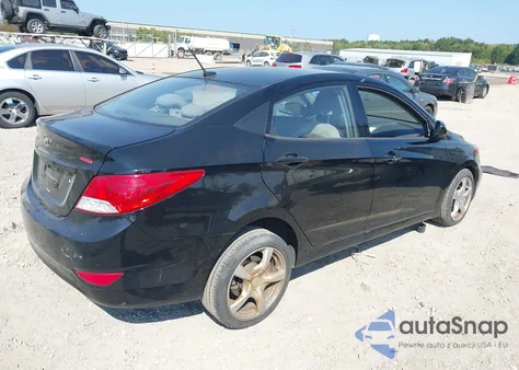 2012 Hyundai Accent Gls z USA, uszkodzony, nr VIN KMHCU4AE0CU068634